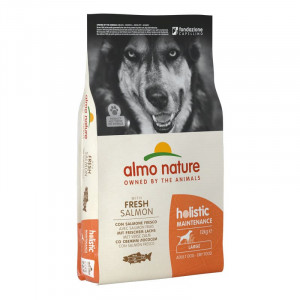 Almo Nature Holistic Fresh Salmon sausā barība suņiem M Lasis 12kg